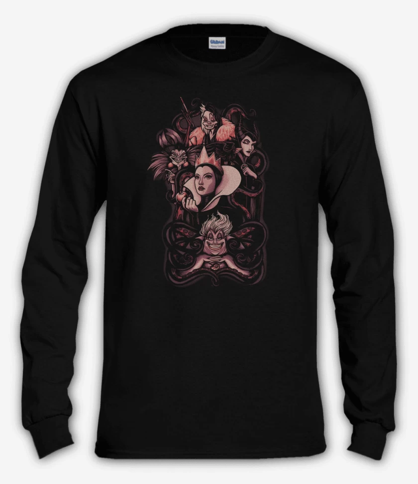 Polera manga larga Negro de Maldad Pura