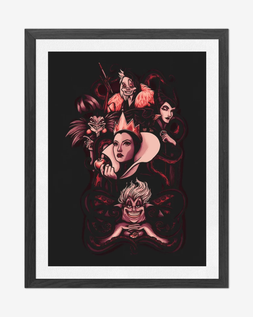 Cuadro decorativo Negro de Maldad Pura