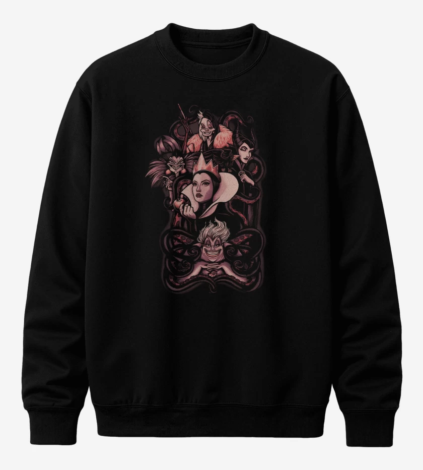 Poleron polo Negro de Maldad Pura