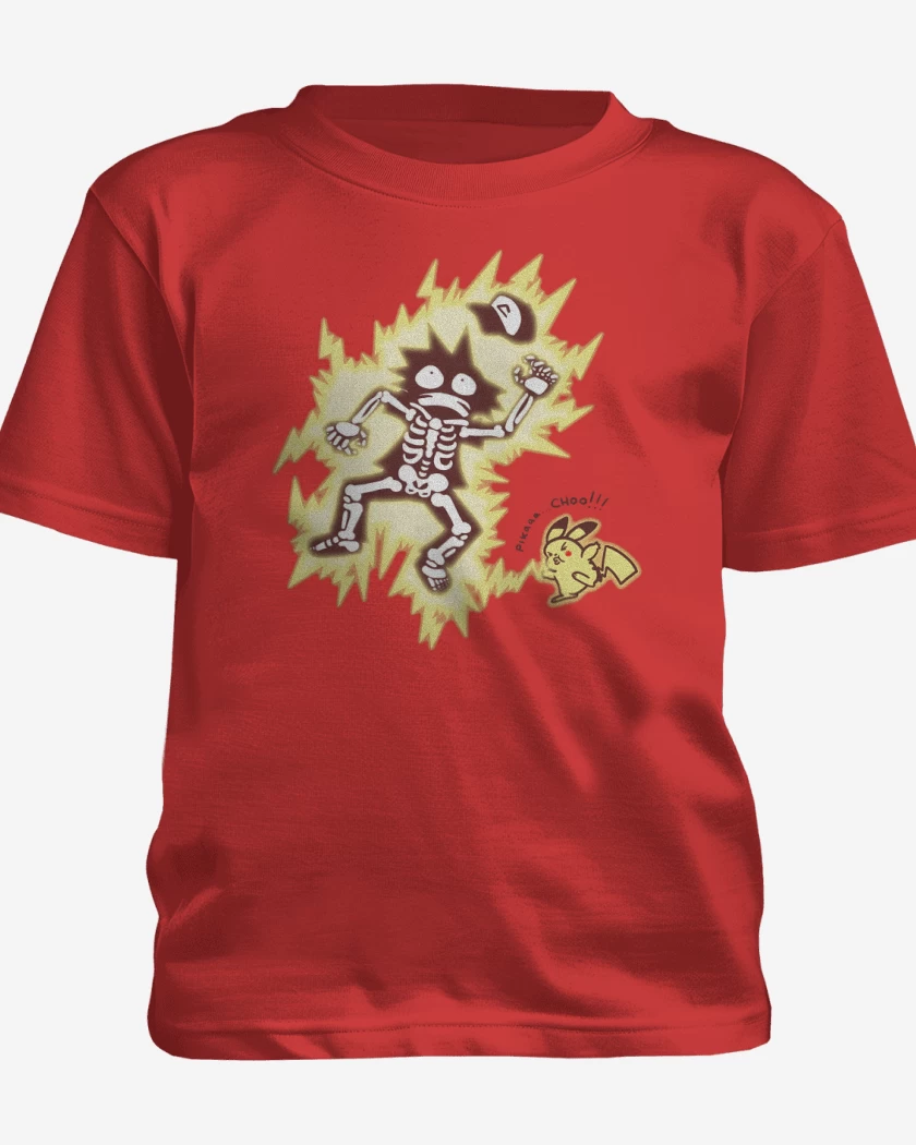 Polera de niño Rojo de Electrochuu