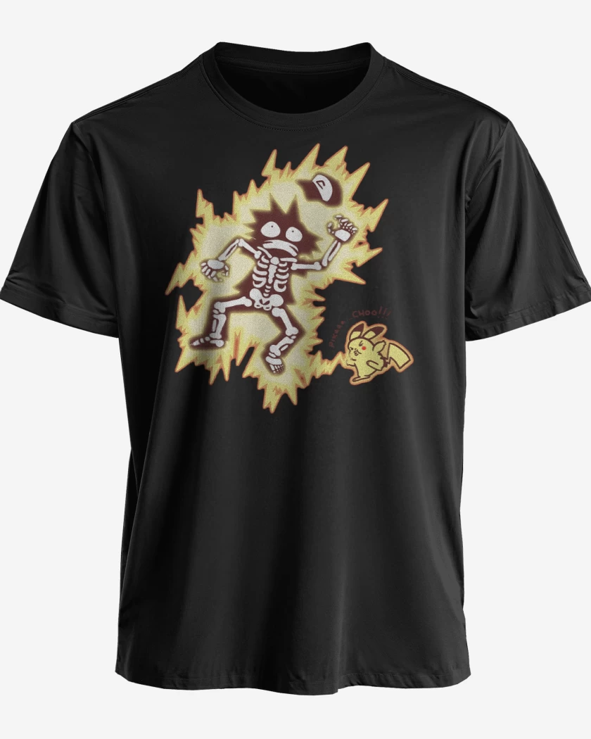 Polera premium Negro de Electrochuu