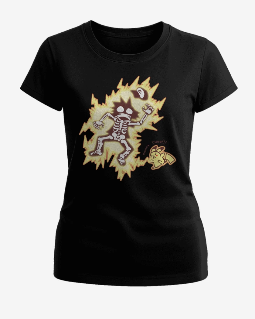 Polera de Mujer Negro de Electrochuu
