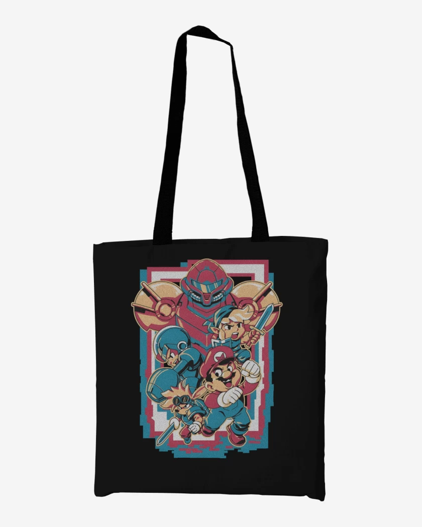 Totebag Héroes Retro
