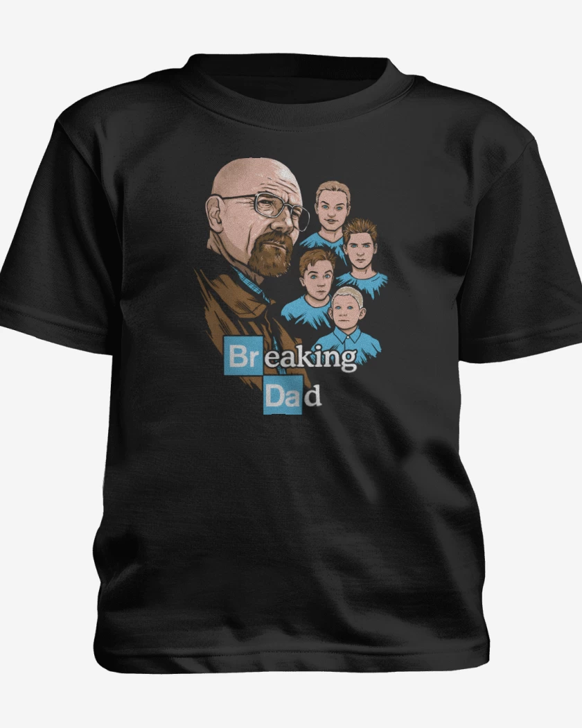 Polera de niño Negro de Breaking Dad