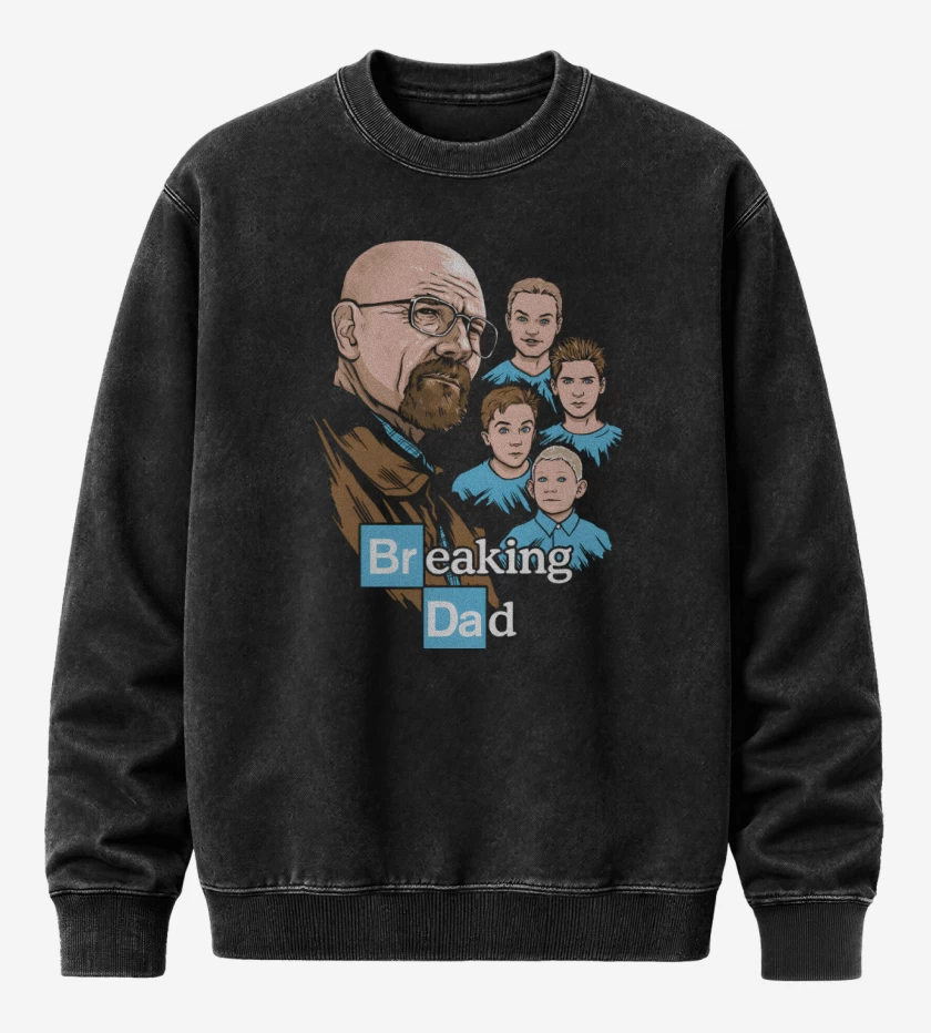 Poleron Polo Acid Wash Breaking Dad