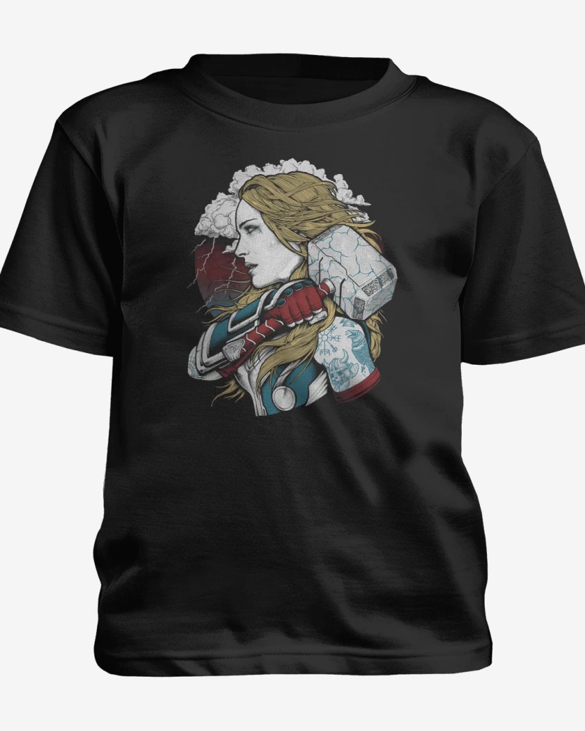 Polera de niño Negro de Thortman