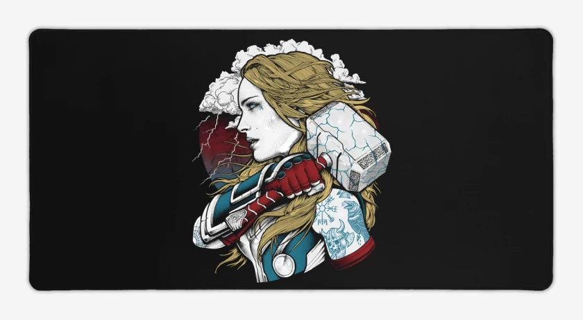 Mouse pad Gamer Negro de Thortman