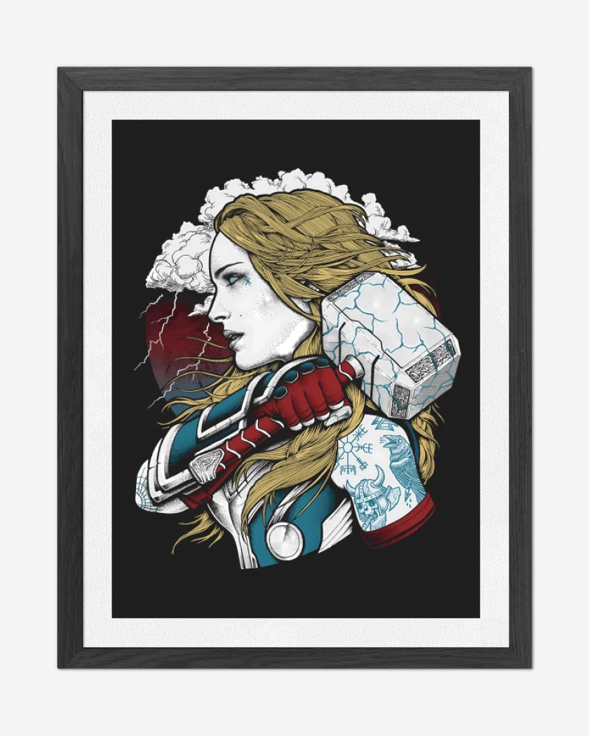 Cuadro decorativo Negro de Thortman