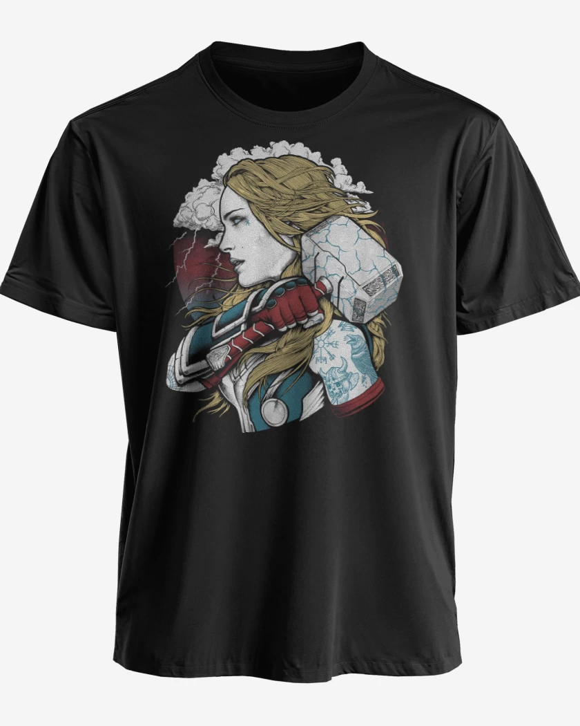 Polera premium Negro de Thortman