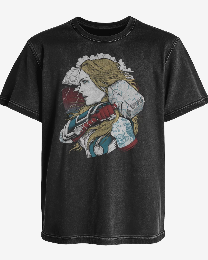 Polera desgastada Thortman