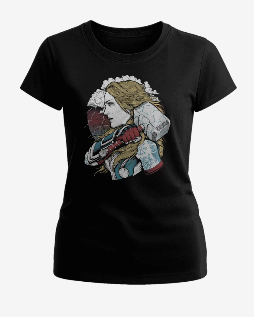 Polera de Mujer Negro de Thortman