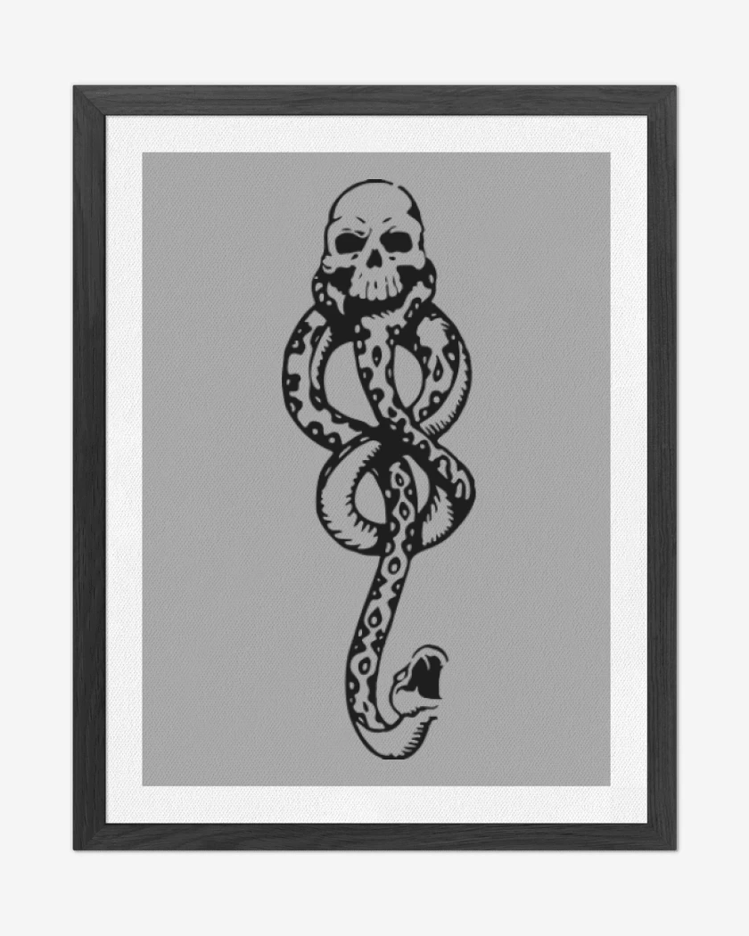 Cuadro decorativo Gris Melange de Voldemort