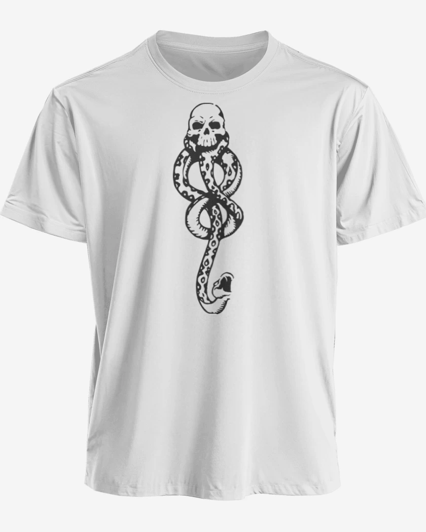 Polera premium Blanco de Voldemort