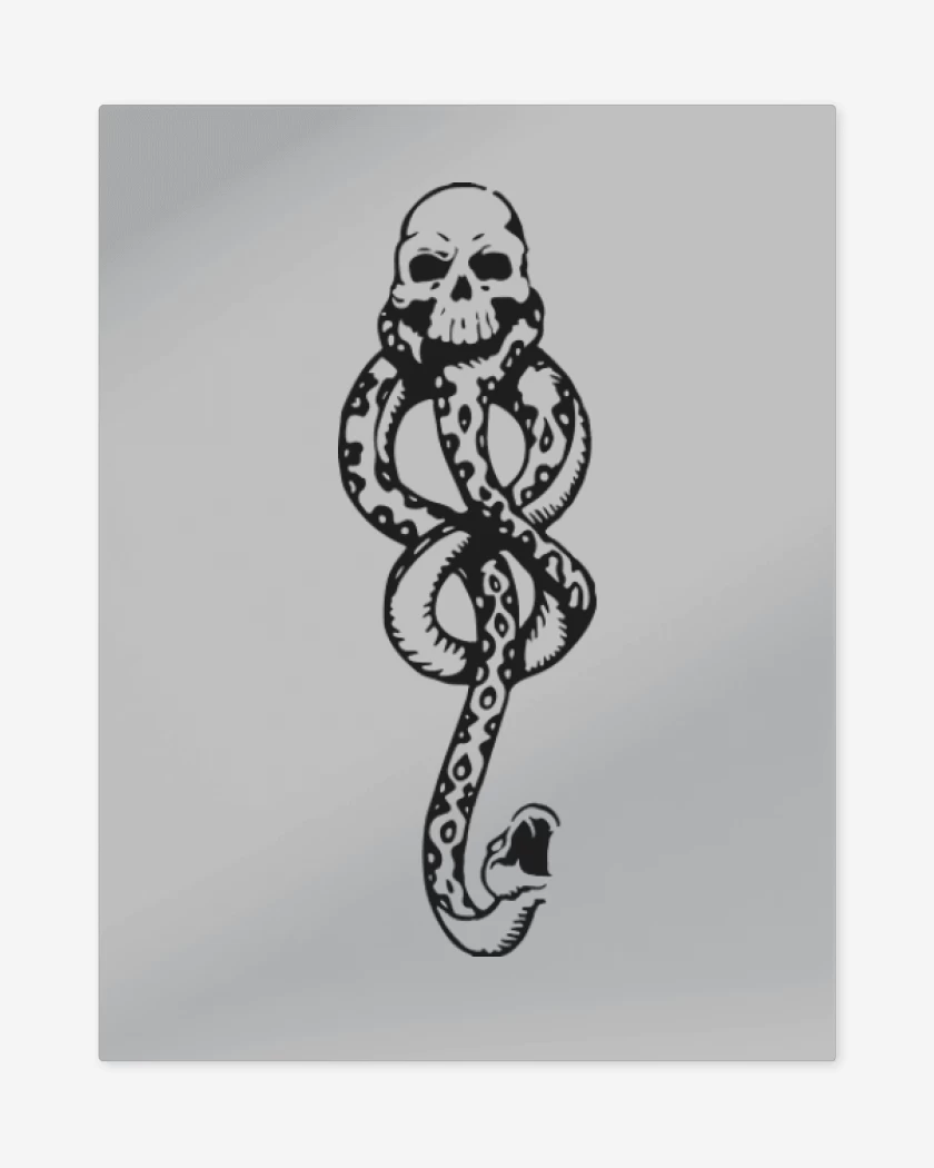 Print metalico Gris Melange de Voldemort