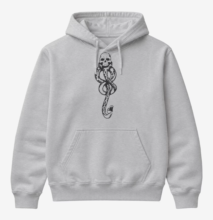 Poleron Canguro básico Gris Melange de Voldemort
