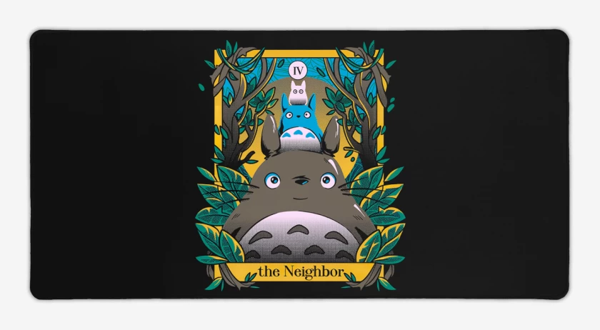 Mouse pad Gamer Negro de The Neighbor