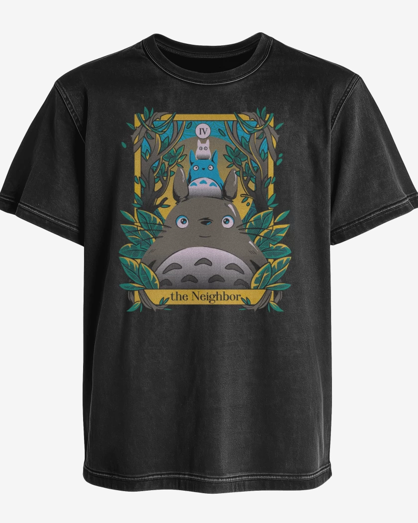 Polera desgastada Negro de The Neighbor