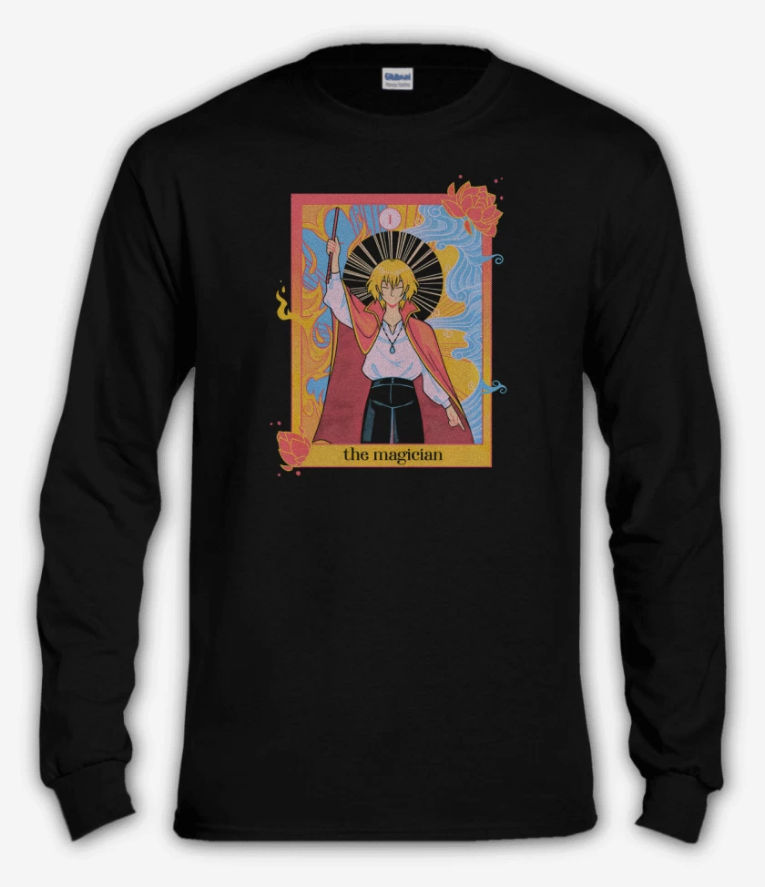 Polera manga larga Negro de The Magician 