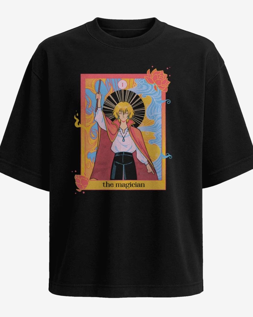 Polera Oversize Negro de The Magician 