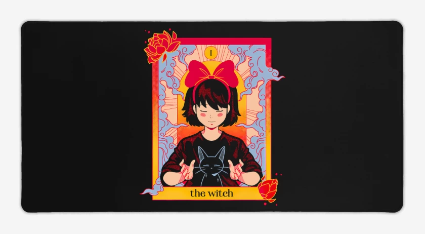 Mouse pad Gamer Negro de The Witch