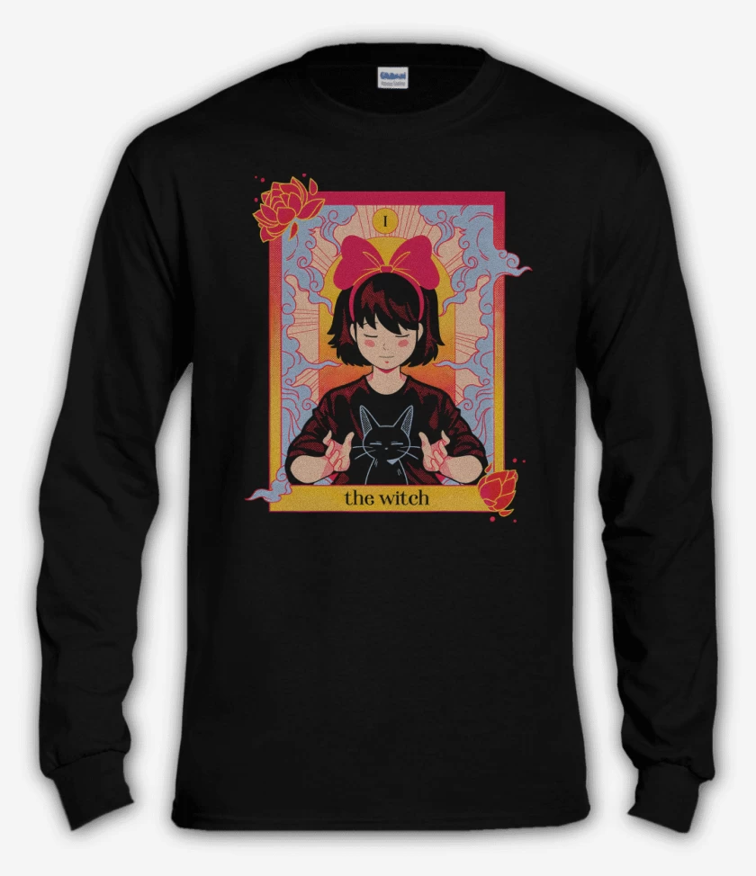 Polera manga larga Negro de The Witch