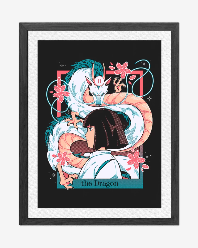 Cuadro decorativo Negro de The Dragon