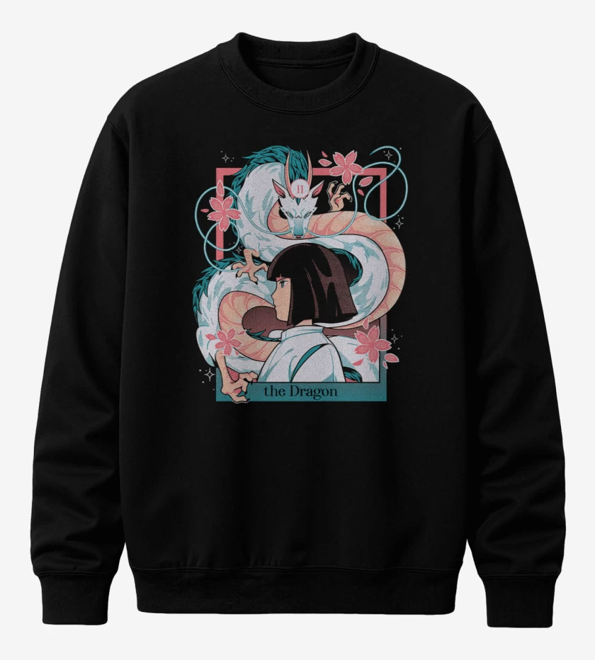 Poleron polo Negro de The Dragon