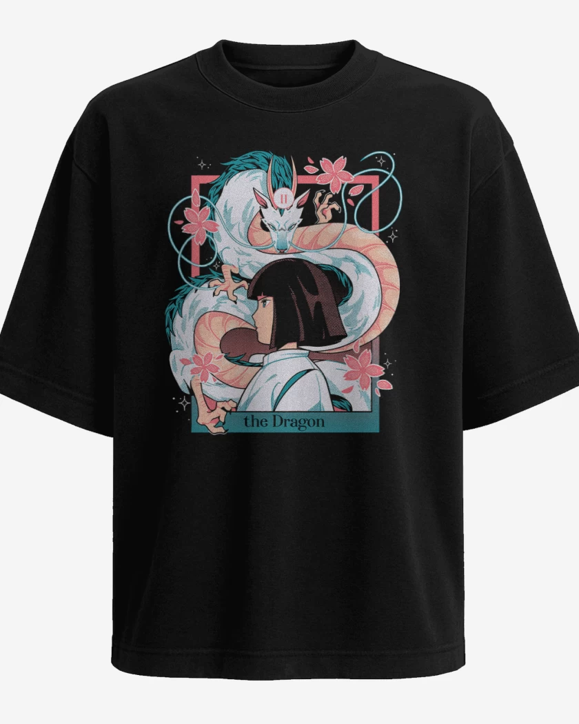 Polera Oversize Negro de The Dragon