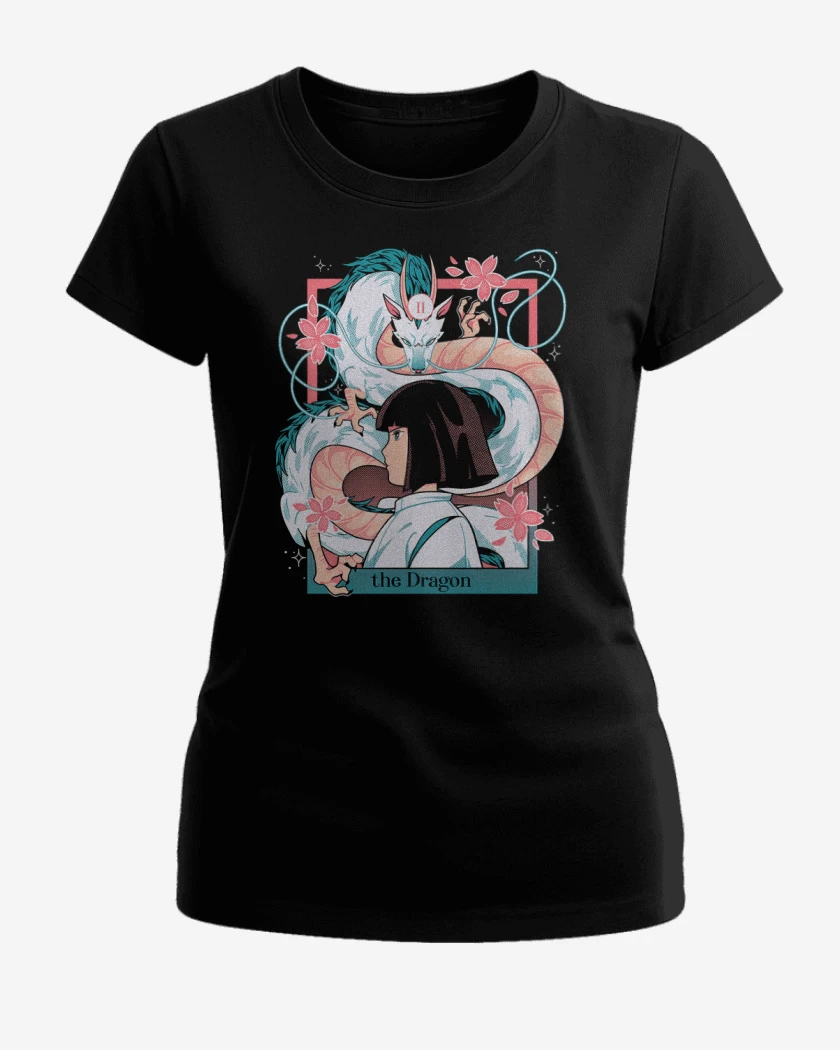 Polera de Mujer Negro de The Dragon