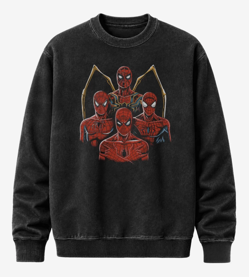 Poleron Polo Acid Wash Negro de Bohemian Multiverse