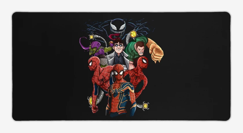 Mouse pad Gamer Negro de Mutiverso Arácnido 