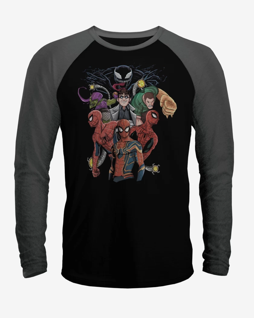 Polera Raglan Mutiverso Arácnido 