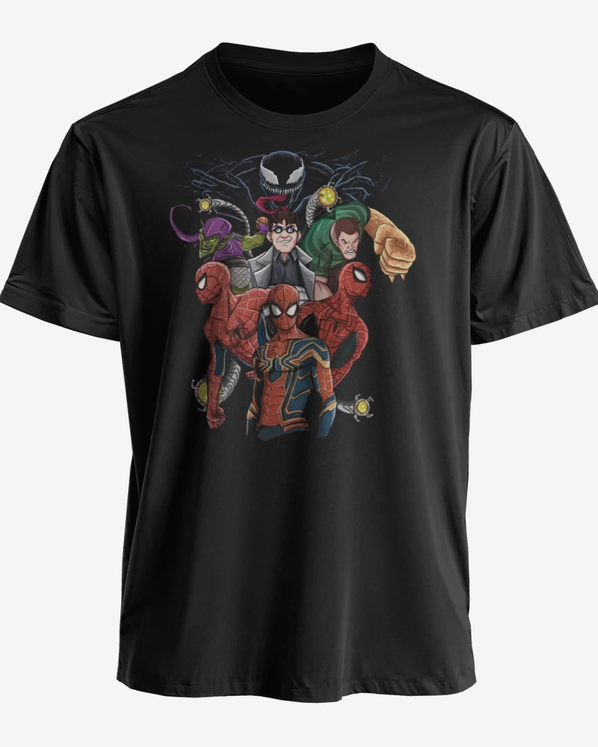 Polera premium Negro de Mutiverso Arácnido 