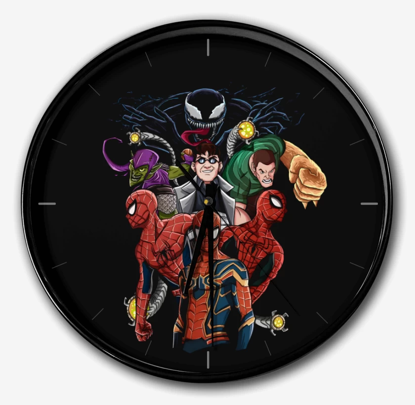 Reloj Negro de Mutiverso Arácnido 