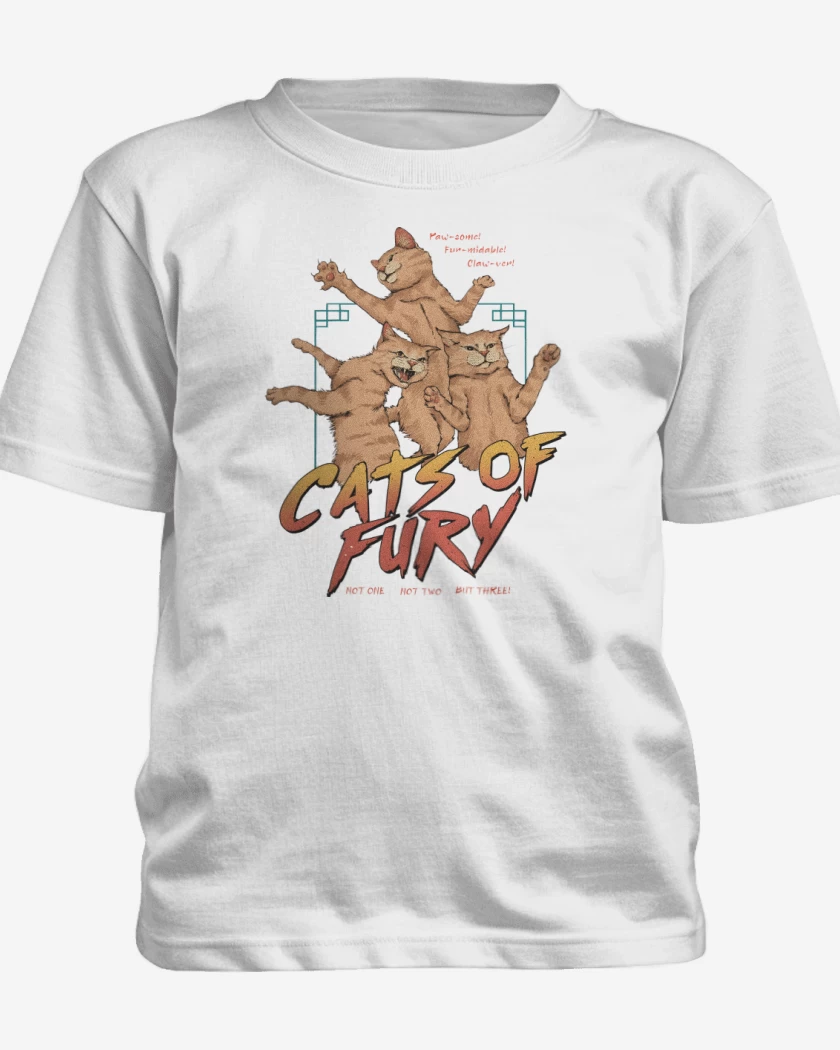 Polera de niño Cats of Fury