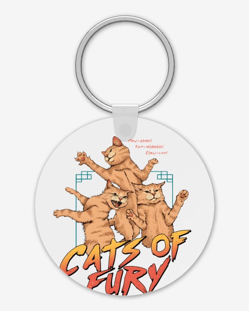 Llavero Cats of Fury
