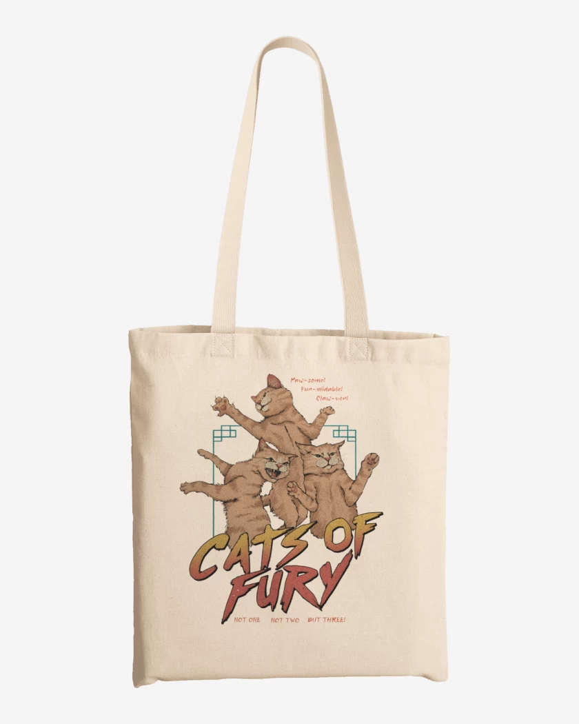 Totebag Cats of Fury
