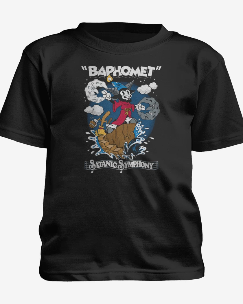 Polera de niño Negro de Satanic Symphony