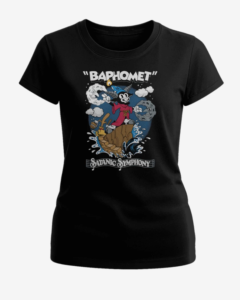 Polera de Mujer Negro de Satanic Symphony