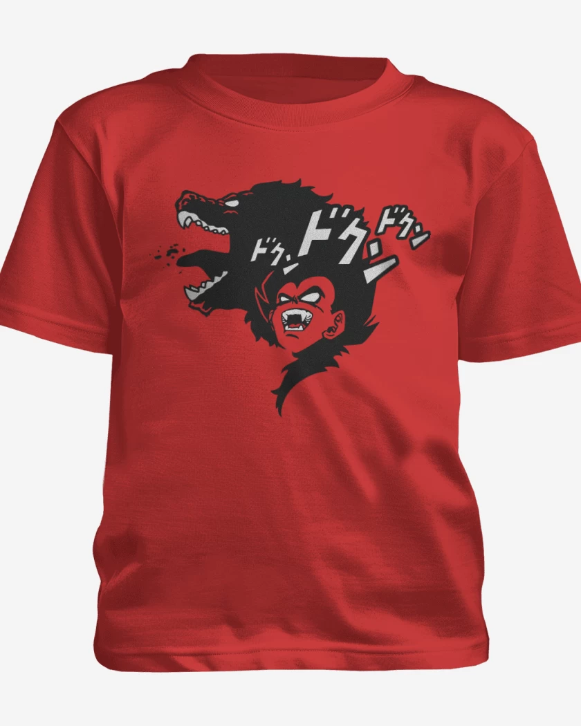Polera de niño Rojo de Vegeta