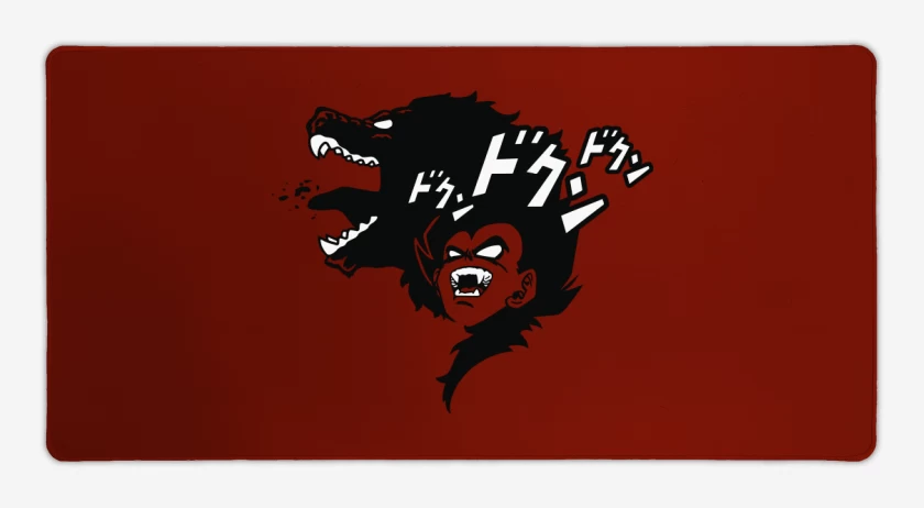 Mouse pad Gamer Rojo de Vegeta