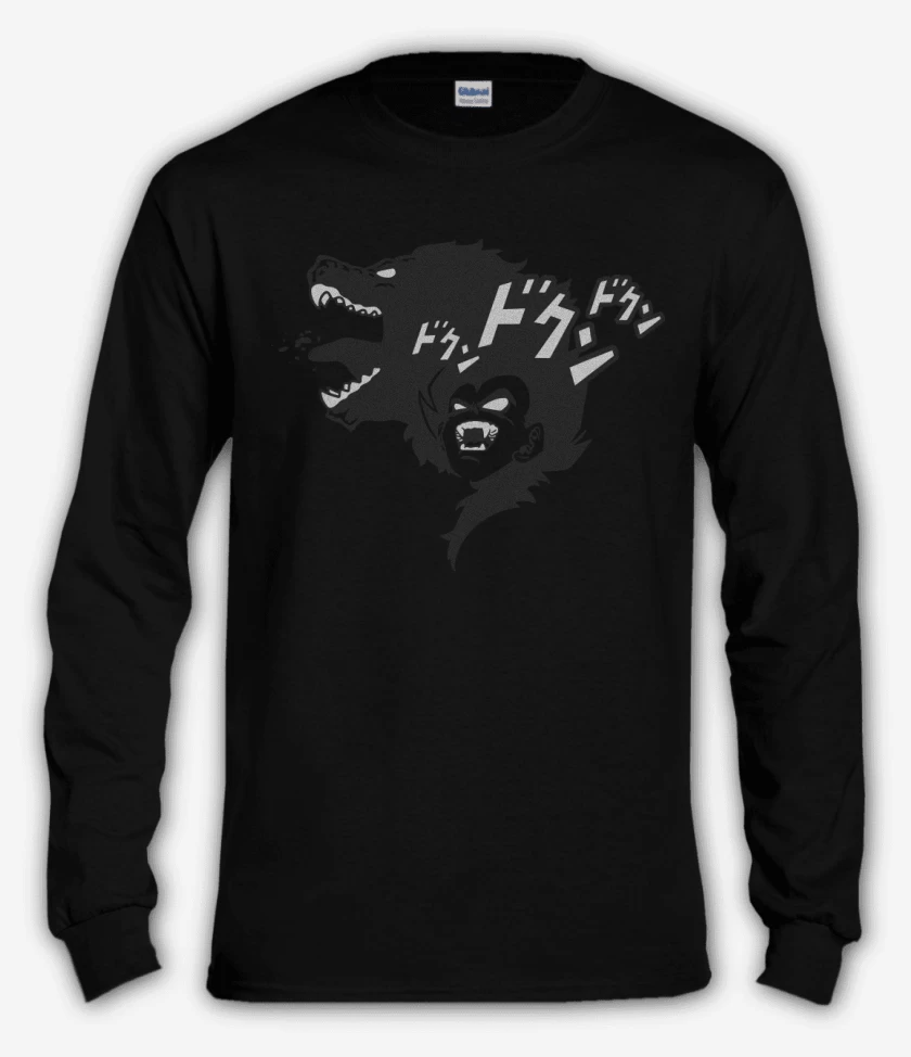 Polera manga larga Negro de Vegeta