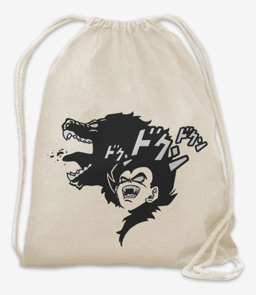 Mochila Blanco de Vegeta