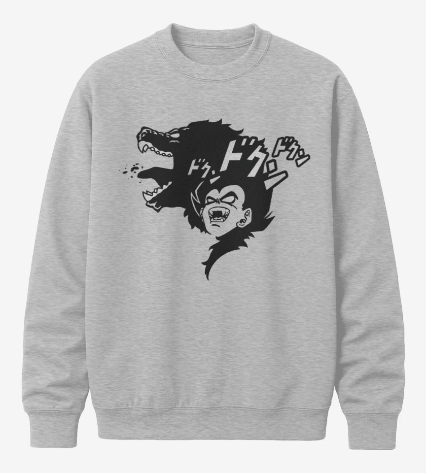 Poleron polo Gris Melange de Vegeta