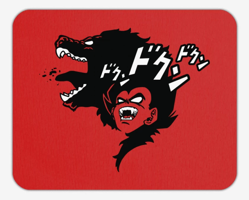 Mousepad Rojo de Vegeta