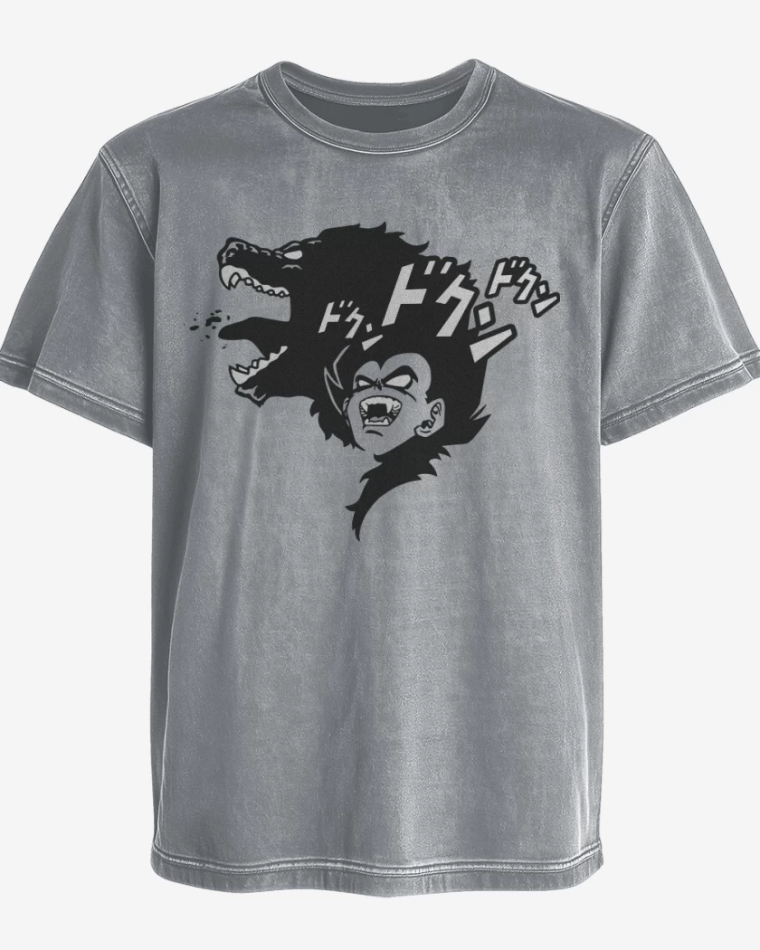 Polera desgastada Vegeta