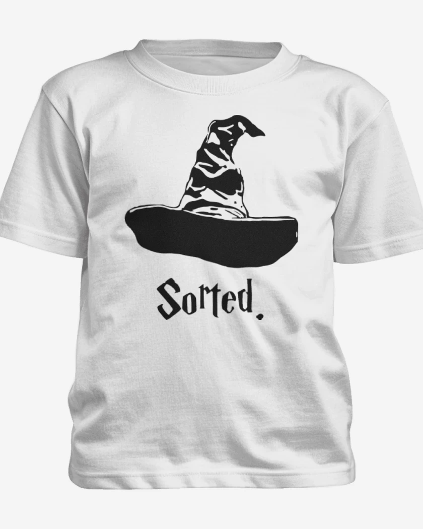 Polera de niño Blanco de Sombrero Seleccionador