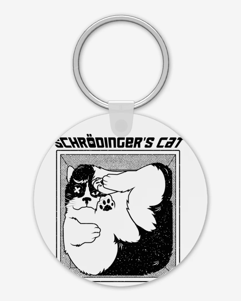 Llavero El Gato de Schrodinger