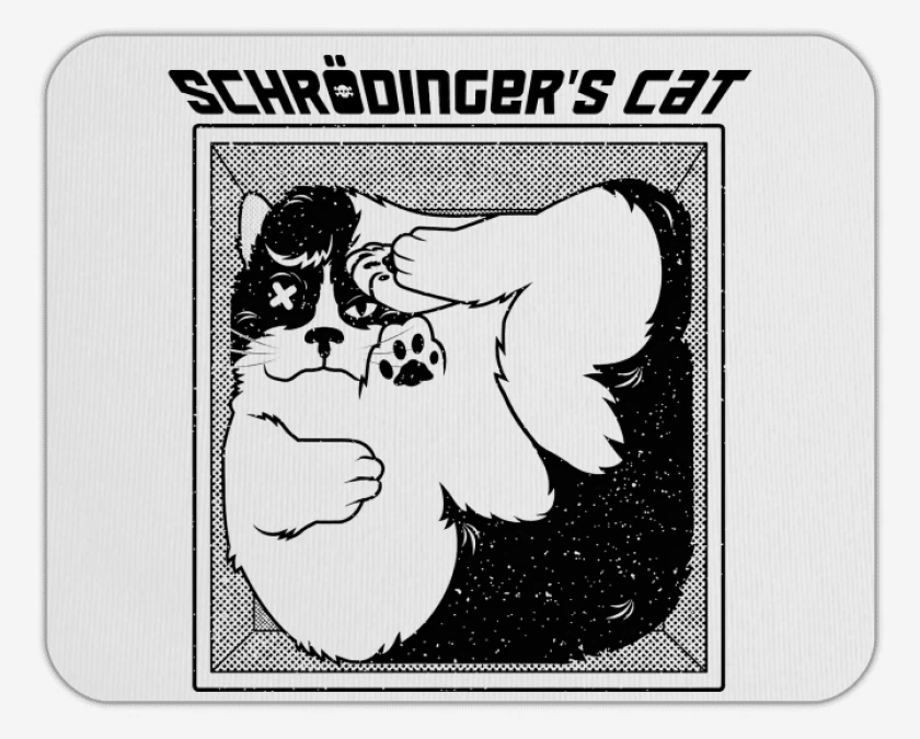 Mousepad El Gato de Schrodinger