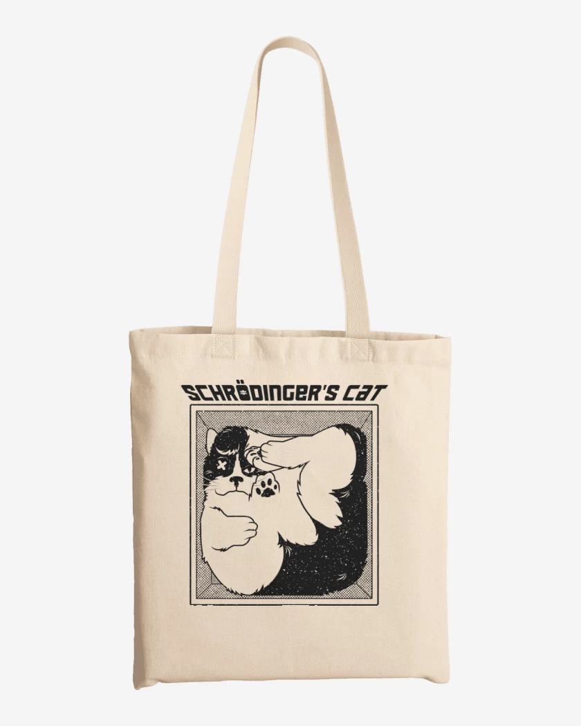 Totebag El Gato de Schrodinger